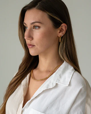 FUMA Knit Mini Hoop Earrings view 2