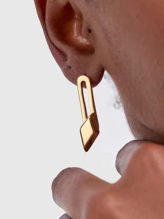 Tuliza Midi Sliding Spinner Mental Health Drop Earrings view 2